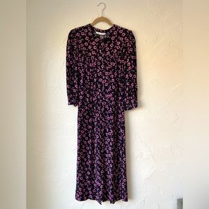 Zara Midi Pattern Dress